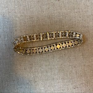 Stella & Dot Stretchy Silver Bracelet